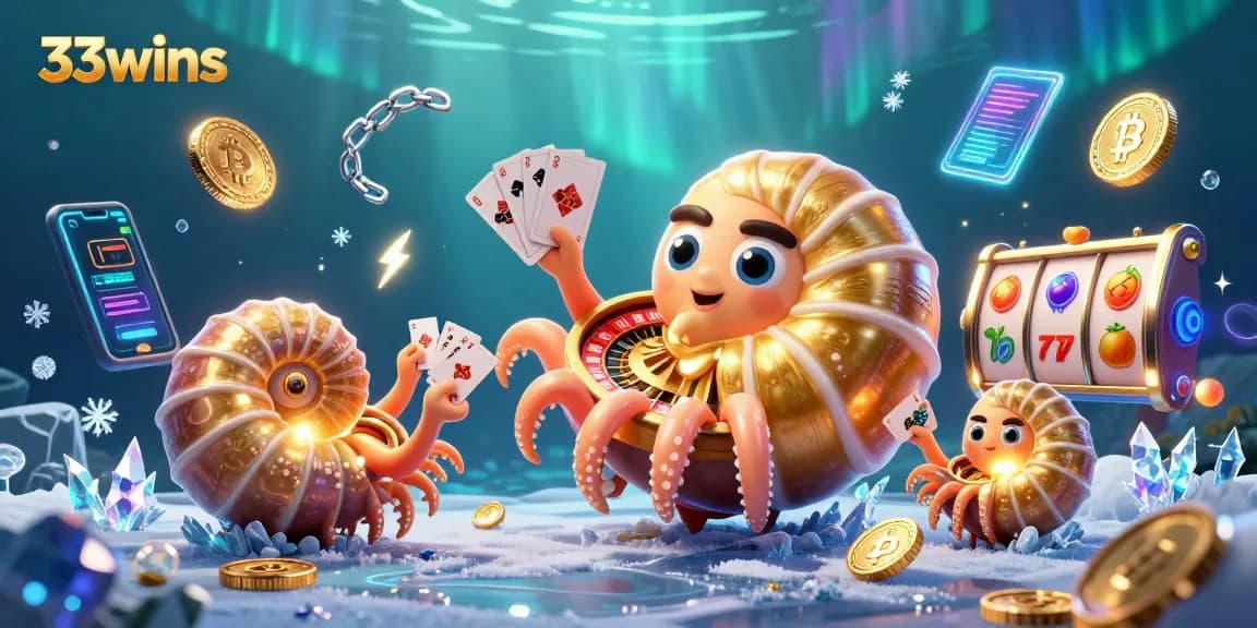 Engage with thrilling slots at 33wins, featuring vibrant characters and captivating casino elements.