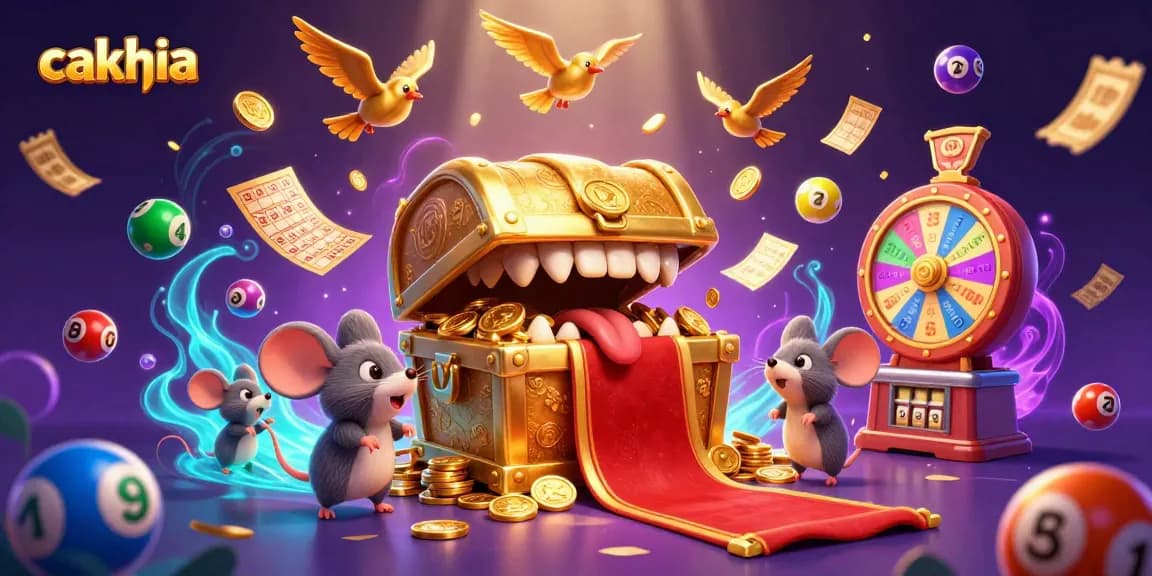 Experience Cakhia's dynamic gaming adventure with vibrant lottery elements and engaging characters.