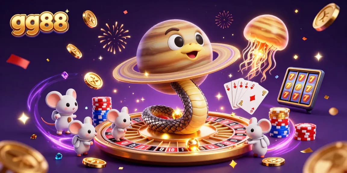 Experience thrilling gameplay at gg88 with dynamic casino elements and vibrant cosmic characters.