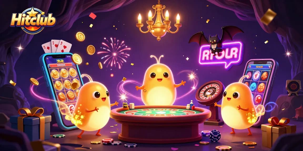 Hitclub unleashes a vibrant casino experience with glowing creatures and thrilling games.