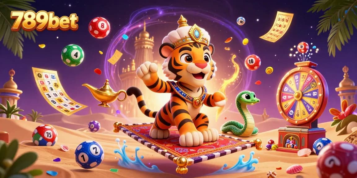 Experience the excitement of 789bet with a vibrant illustration showcasing a magical casino adventure.