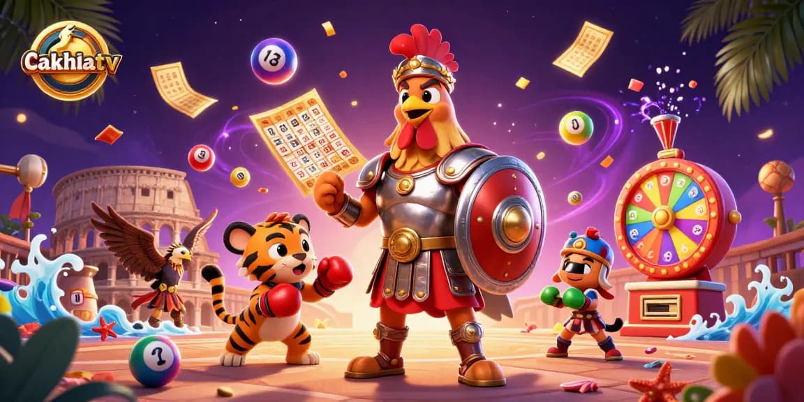 Experience Cakhiatv's thrilling live betting with dynamic lottery balls and rich casino elements.