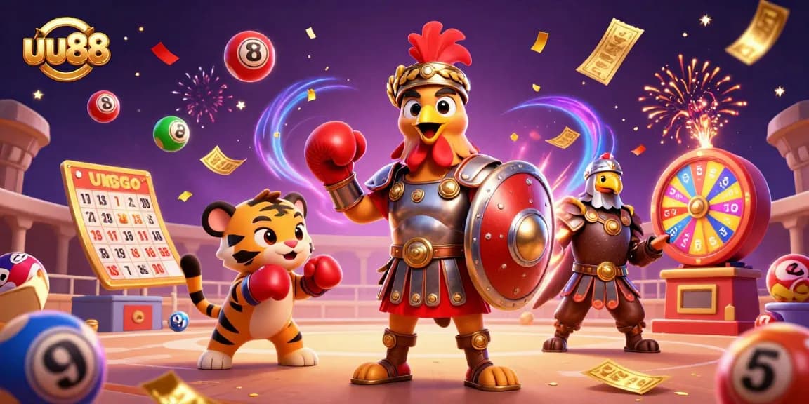 Experience thrilling gameplay at uu88 with dynamic lottery elements and gladiator action.