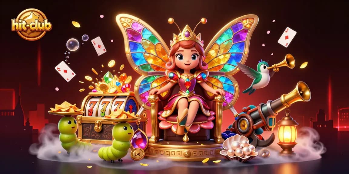 Experience thrilling gameplay at hit-club with vibrant casino elements and enchanting characters.