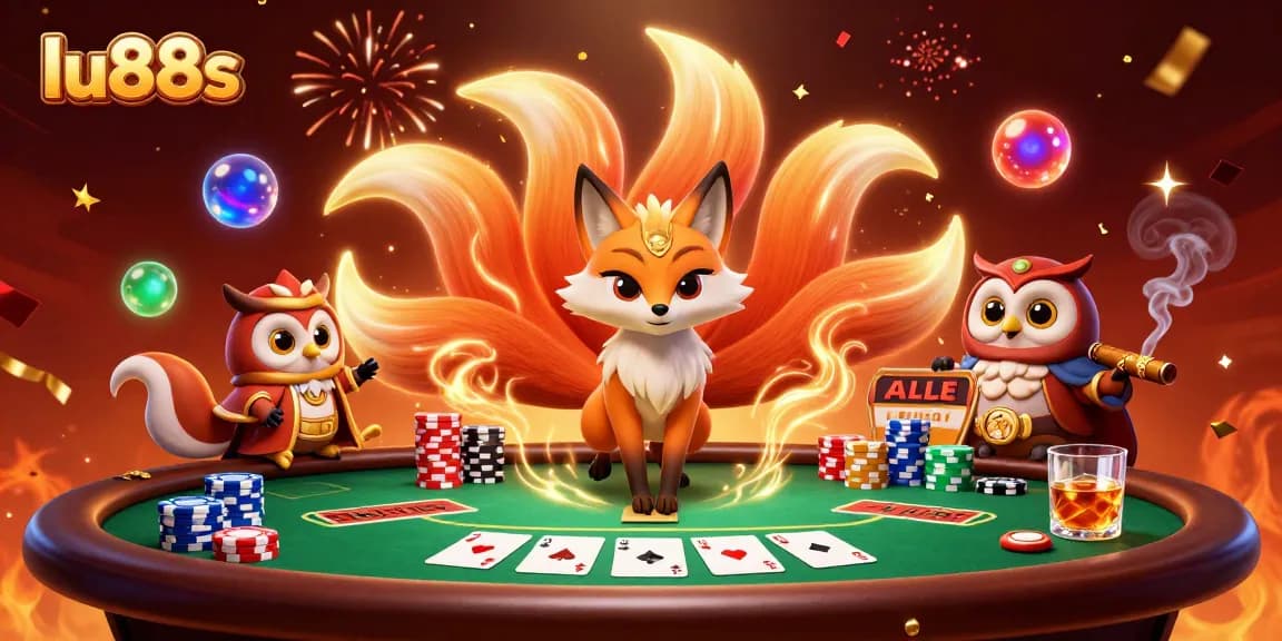 Experience the thrilling world of lu88s with vibrant characters and colorful casino elements.