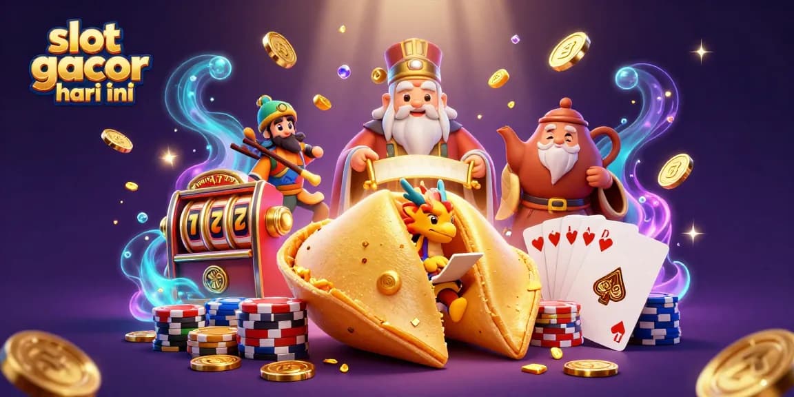 Experience the thrill with slot gacor hari ini, featuring golden coins, dynamic characters, and exciting game elements.