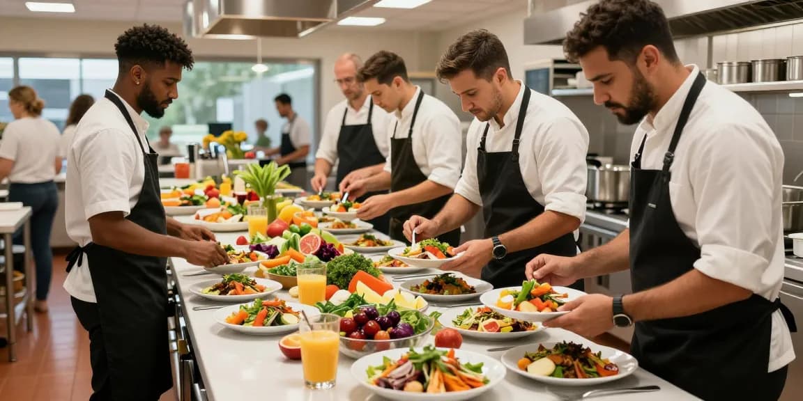 Professionele contractcatering oplossingen voor lokale bedrijven, gezond en vers eten gemaakt door vertrouwde cateraars.