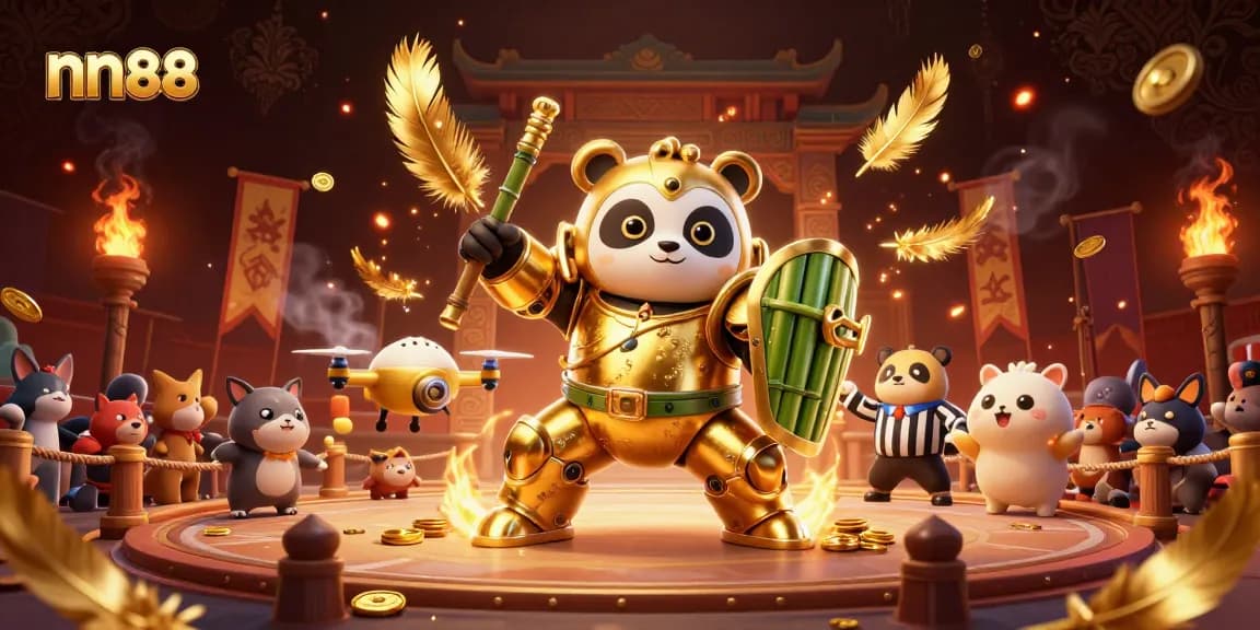 Experience thrilling gameplay at nn88 with a dynamic 3D casino showdown featuring unique characters.