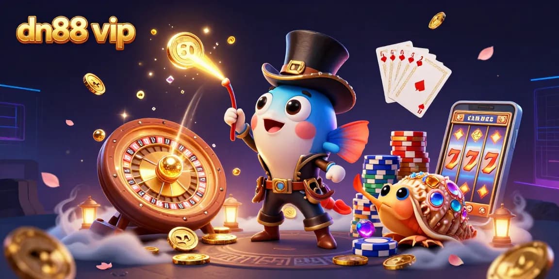 Experience the thrill of dn88 vip with vibrant characters and captivating symbols in a dynamic gaming scene.