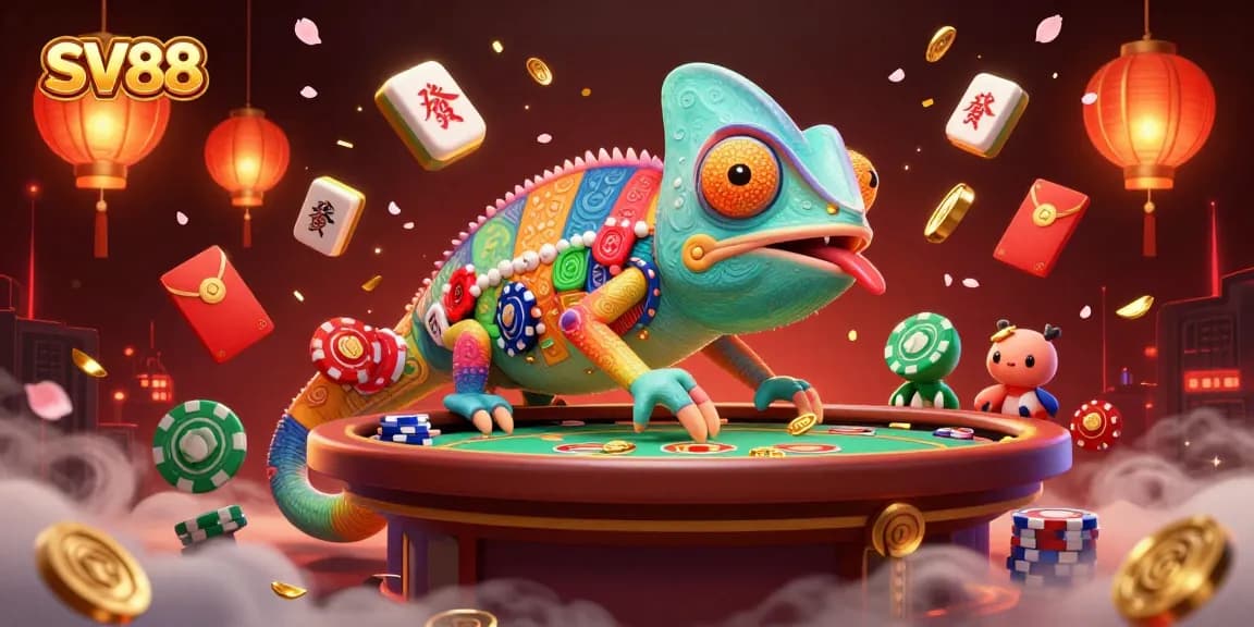 SV88 offers exhilarating moments with colorful casino elements and dynamic games in an engaging scene.