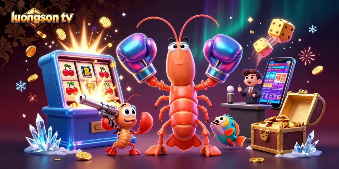 Experience thrilling gameplay on luongson tv with a vibrant casino scene full of excitement.