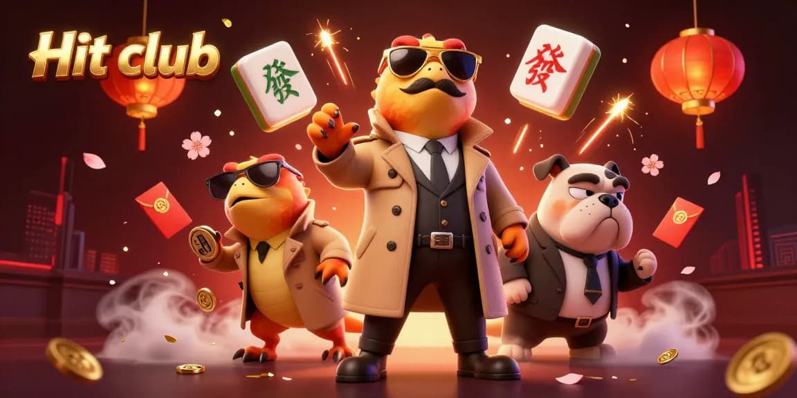Hit club characters entering a VIP casino lounge, capturing excitement and energy around them.