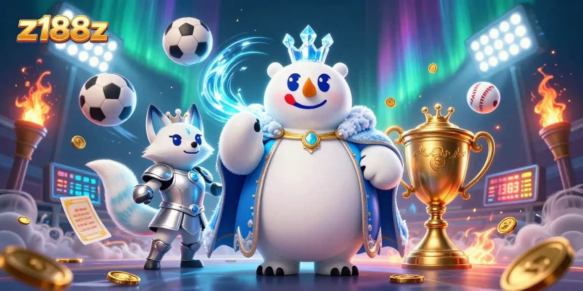 Experience winning strategies at z188z, featuring dynamic gaming action with sports balls and excitement.