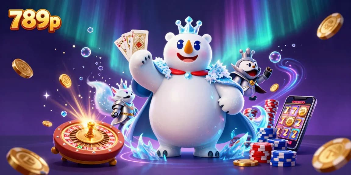 Experience thrilling wins with 789p in this vibrant casino scene showcasing rich gaming elements.