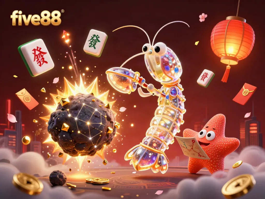 Experience the excitement of five88 with a vibrant casino scene featuring stunning characters and dynamic game elements.