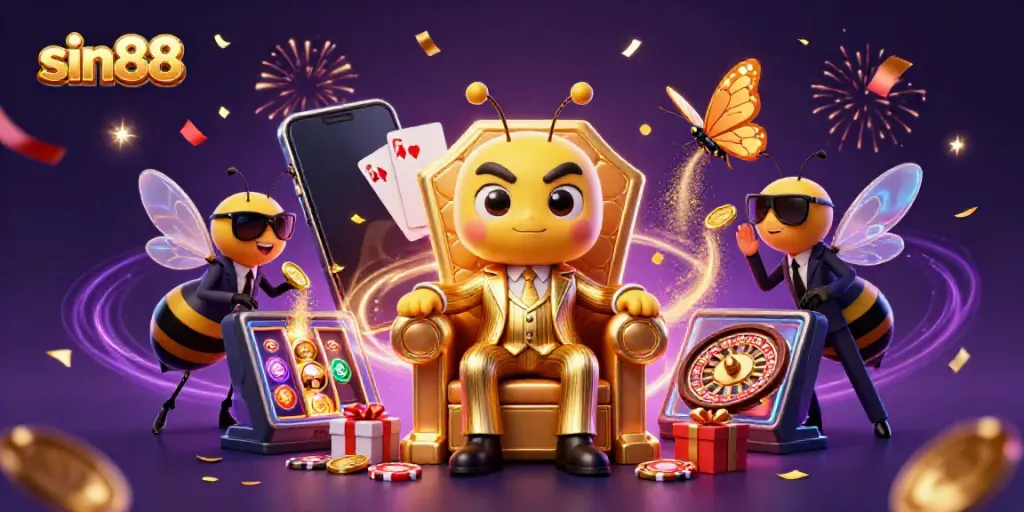 Experience sin88's thrilling gaming action with our charismatic mob boss and vibrant slots!