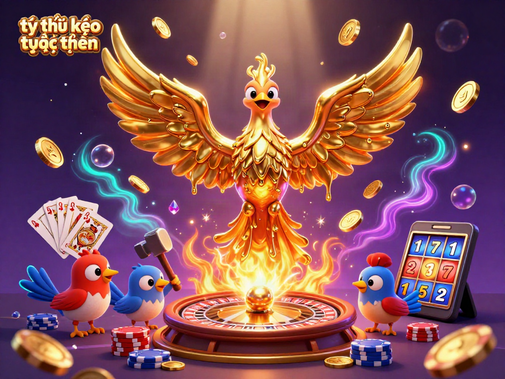 Engage in thrilling sports betting with tỷ lệ kèo trực tuyến in a vibrant casino scene.