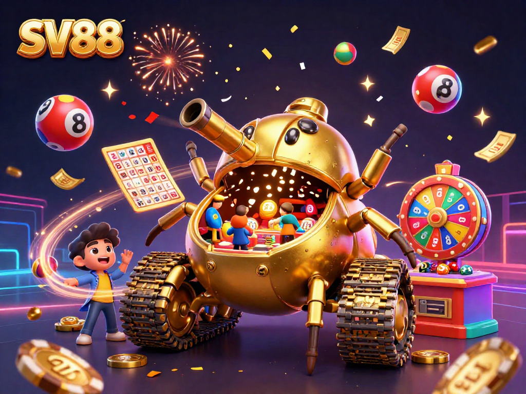 Engage with SV88's vibrant casino world featuring dynamic lottery elements and thrilling prizes.