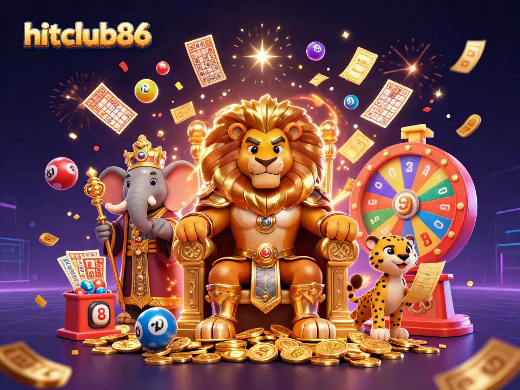Experience the thrill of gaming at hitclub86 with vibrant lottery elements and dynamic casino charm.