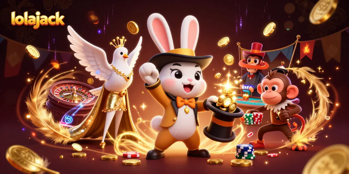 Experience thrilling wins at lolajack casino with a vibrant illusion of magic and luck.