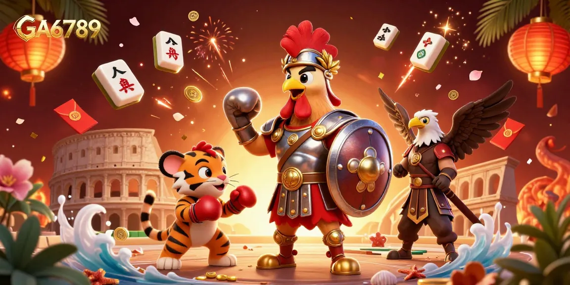 Experience GA6789 at the vibrant casino with action-packed gaming featuring unique characters!