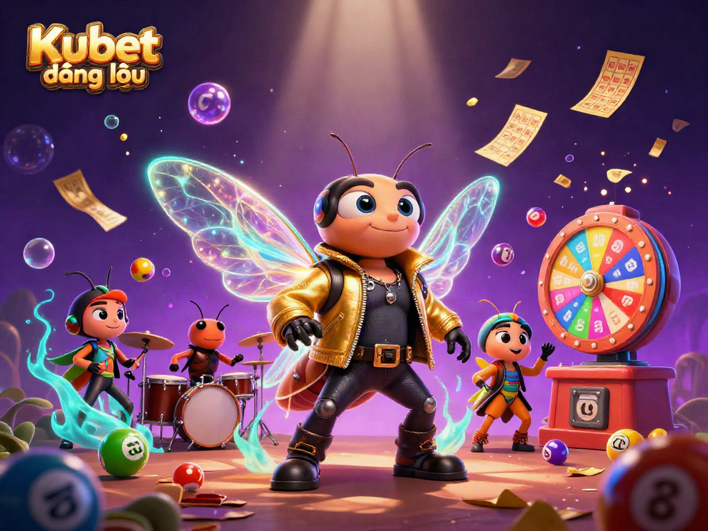 Engage with Kubet đăng nhập by unlocking your gaming adventure in a vibrant casino illustration.
