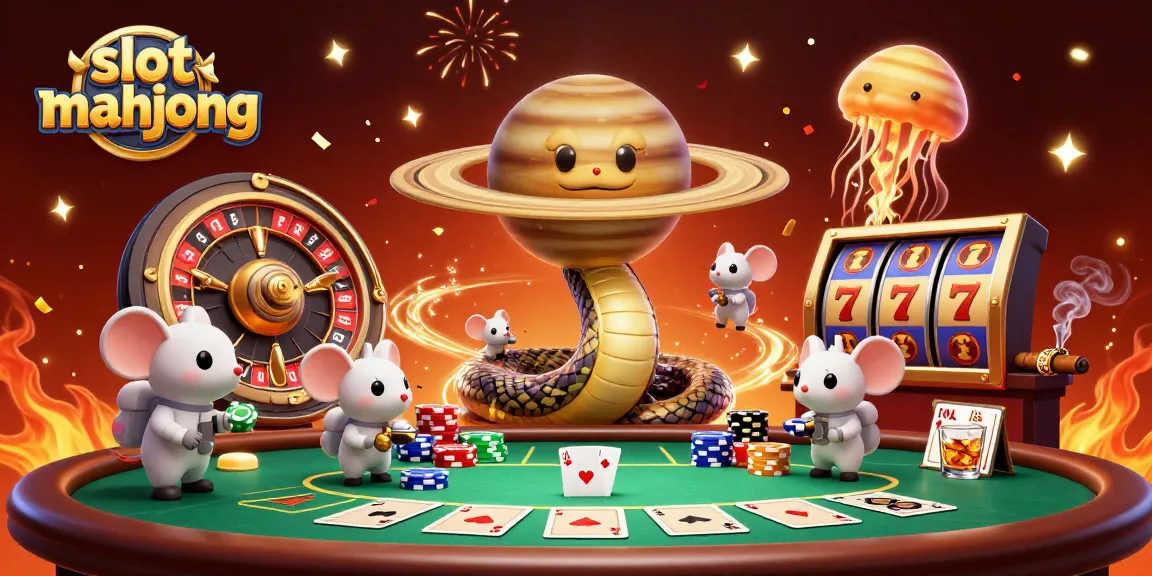 Spin on the exciting slot mahjong with vibrant 3D characters and dynamic casino elements.