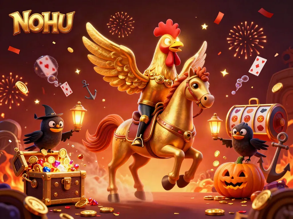 Experience thrilling gameplay at NOHU with unique characters and dynamic casino elements.