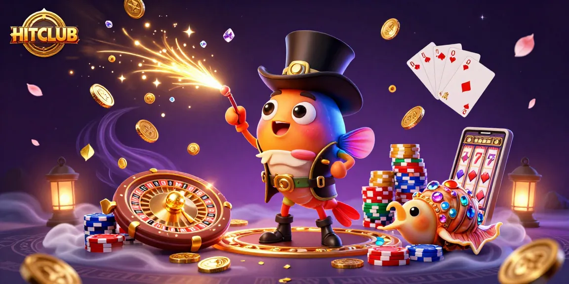 Join the thrill at HITCLUB with vibrant deep-sea characters and casino treasures.