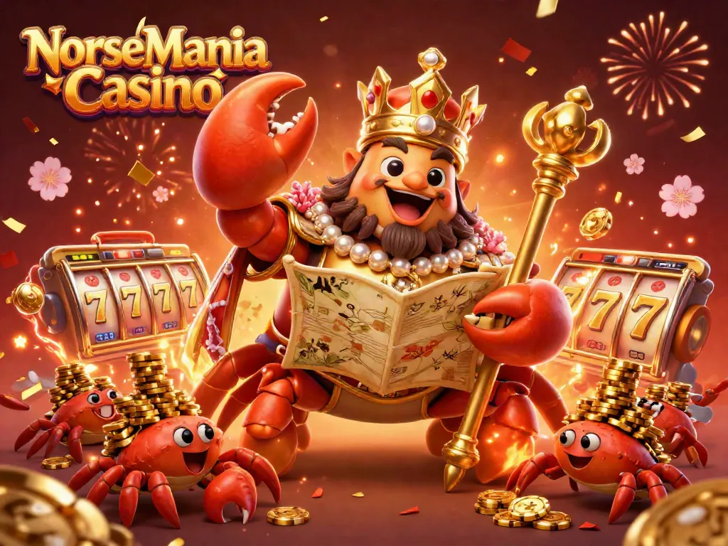 NorseMania Casino: Beleef de magie van gokken met de gouden krab en zijn schatten.