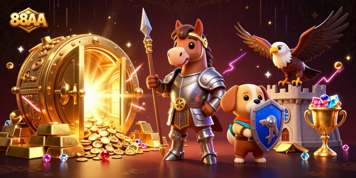 Engage with the vibrant world of 88AA casino games featuring knights, treasure, and thrilling elements.