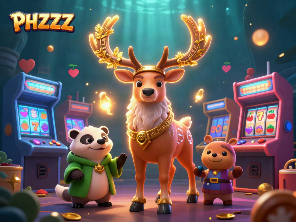 Engage with the PHZZZ magical slots experience featuring Celtic characters and retro game elements.