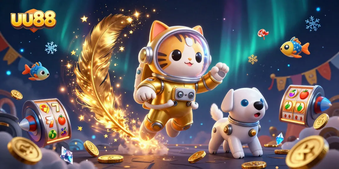Experience thrilling wins at uu88 with vibrant slot symbols and a golden atmosphere.