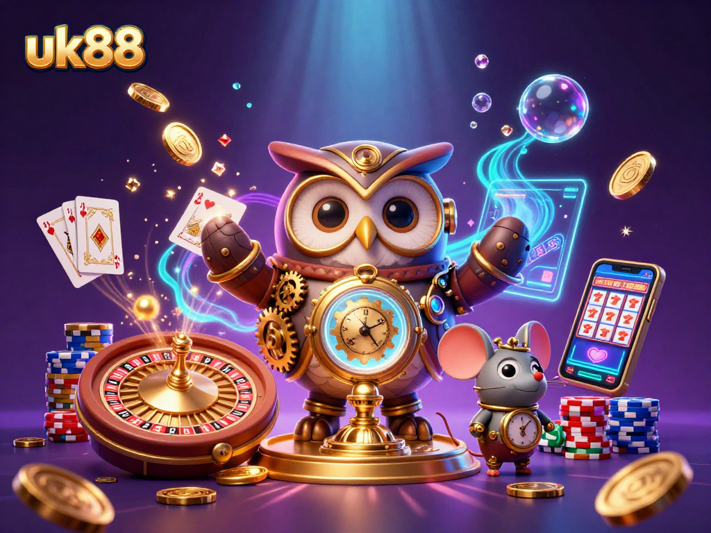 Experience winning at uk88 with a vibrant casino scene featuring dynamic gaming elements.