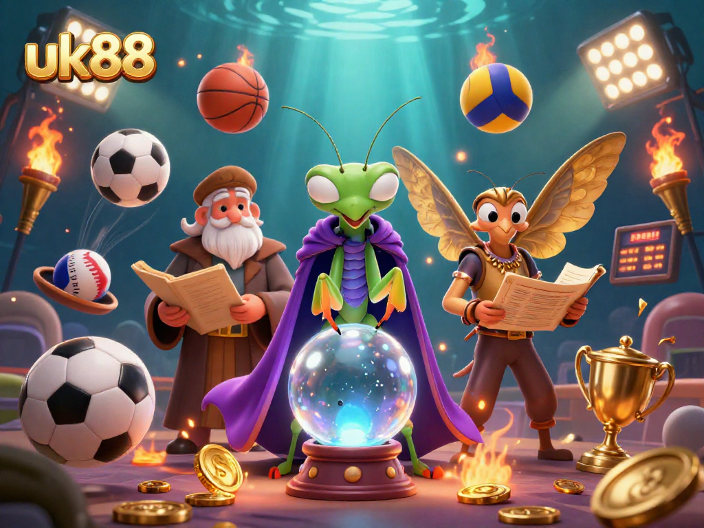 Experience the excitement of uk88 online betting with engaging characters in a vibrant scene.