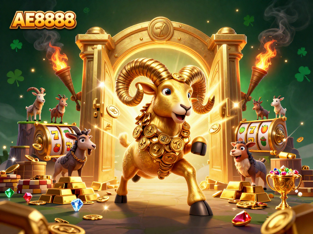 Engage in thrilling gameplay with AE8888, featuring a vibrant casino scene with rich details.
