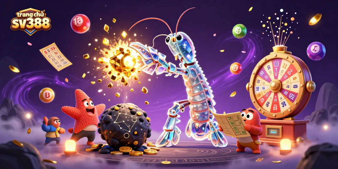 Witness the thrilling action on trang chủ sv388 with a galactic samurai, vibrant game elements, and dynamic atmosphere.
