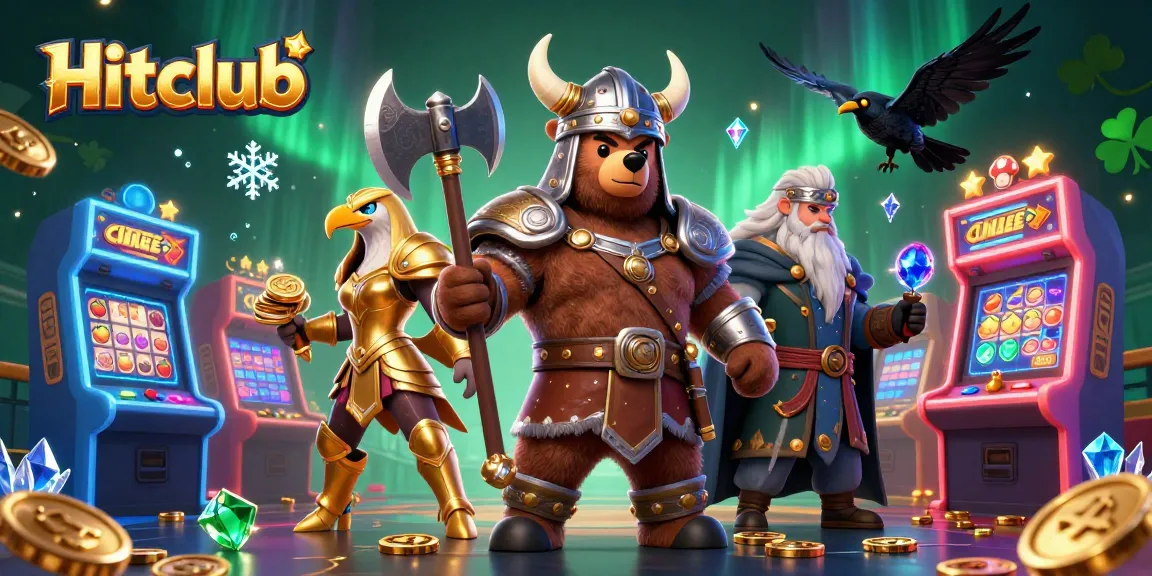 Win big at Hitclub with dynamic slot games featuring vibrant characters and exciting visuals.