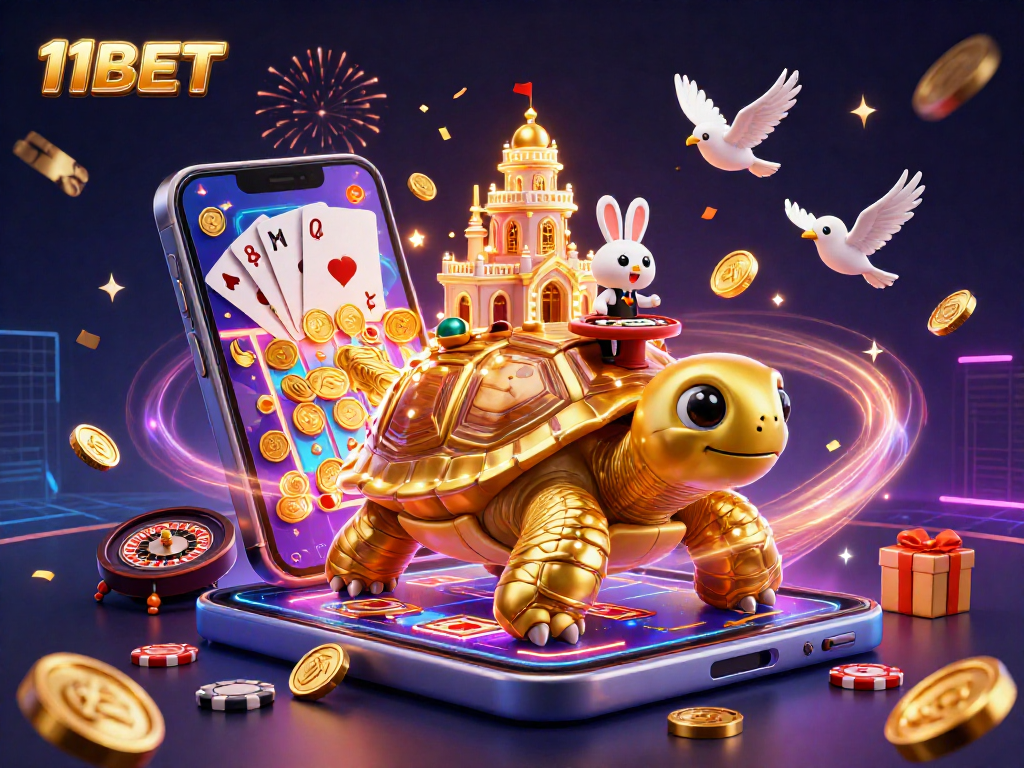 Experience thrilling gaming moments with 11BET featuring a vibrant scene of casino action.