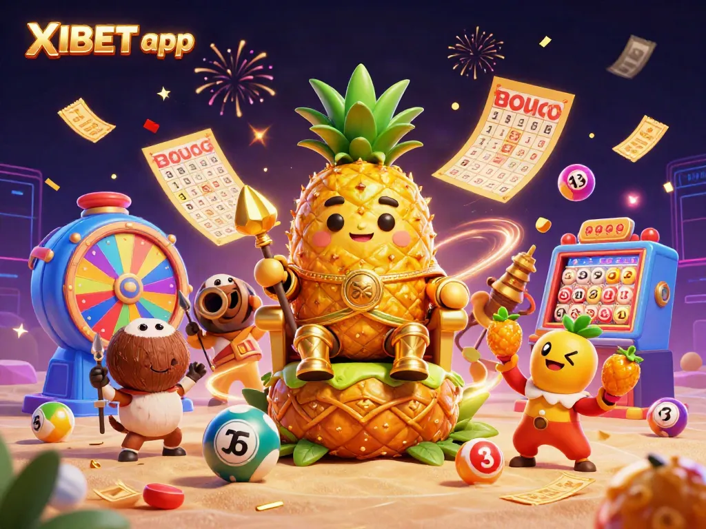 Experience the exciting XIBET app in a vibrant casino scene with rich visual elements.