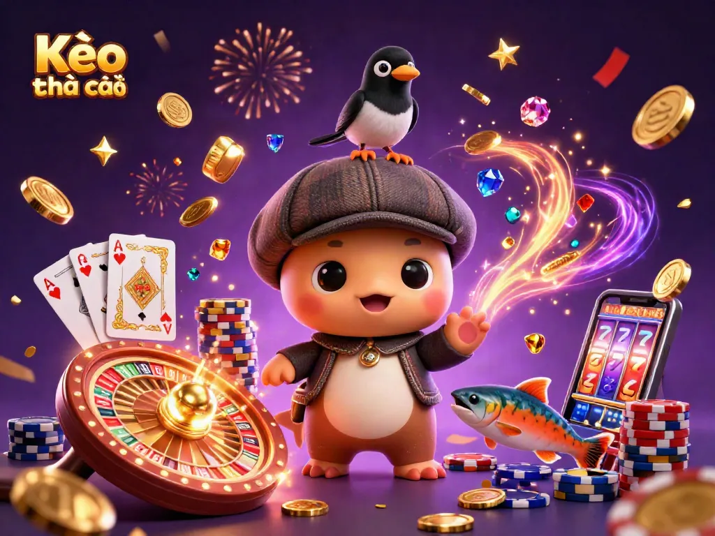 Kèo nhà cái reveals dynamic sports betting strategies with baby Nessie and friends enjoying casino fun.