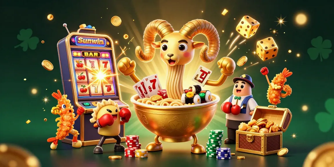 Engage in thrilling gameplay with Sunwin, featuring exciting slots, vibrant characters, and captivating casino elements.