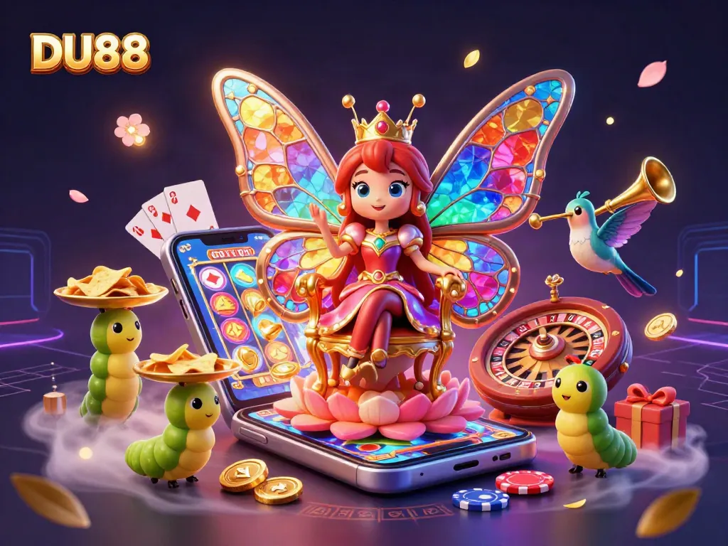 Experience DU88's thrilling gameplay with vibrant slot elements and enchanting characters.