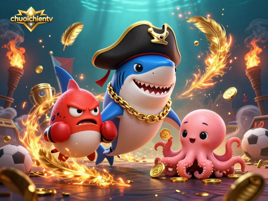 Experience exciting sports betting with chuoichientv featuring vibrant characters and dynamic gaming elements.