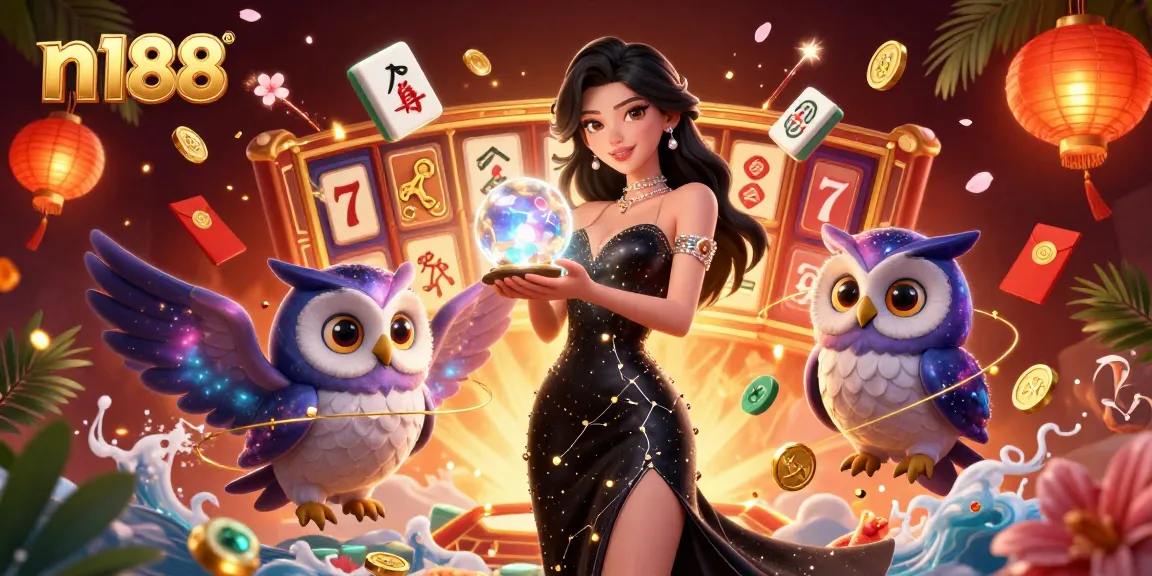 Experience thrilling gaming adventures at n188 with vibrant scenes and charismatic characters.