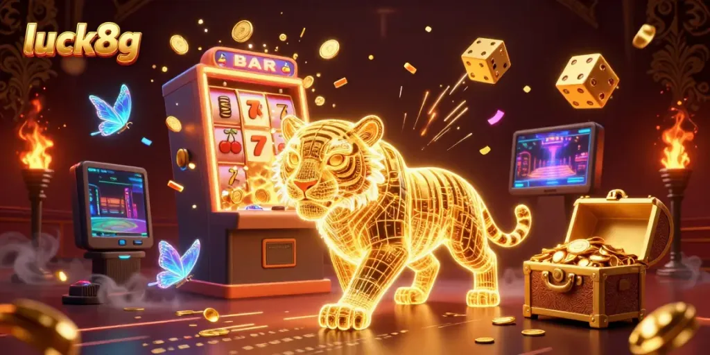 Experience thrilling gaming with luck8g in a vibrant digital casino scene.
