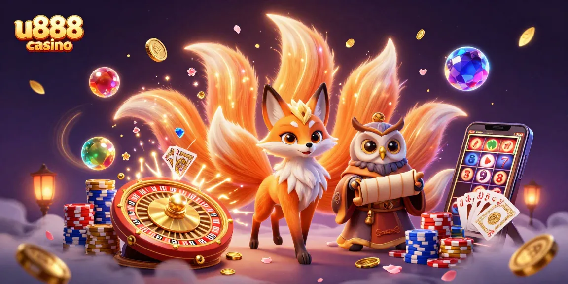 Immerse in the u888 casino experience with vibrant characters and dynamic gaming elements