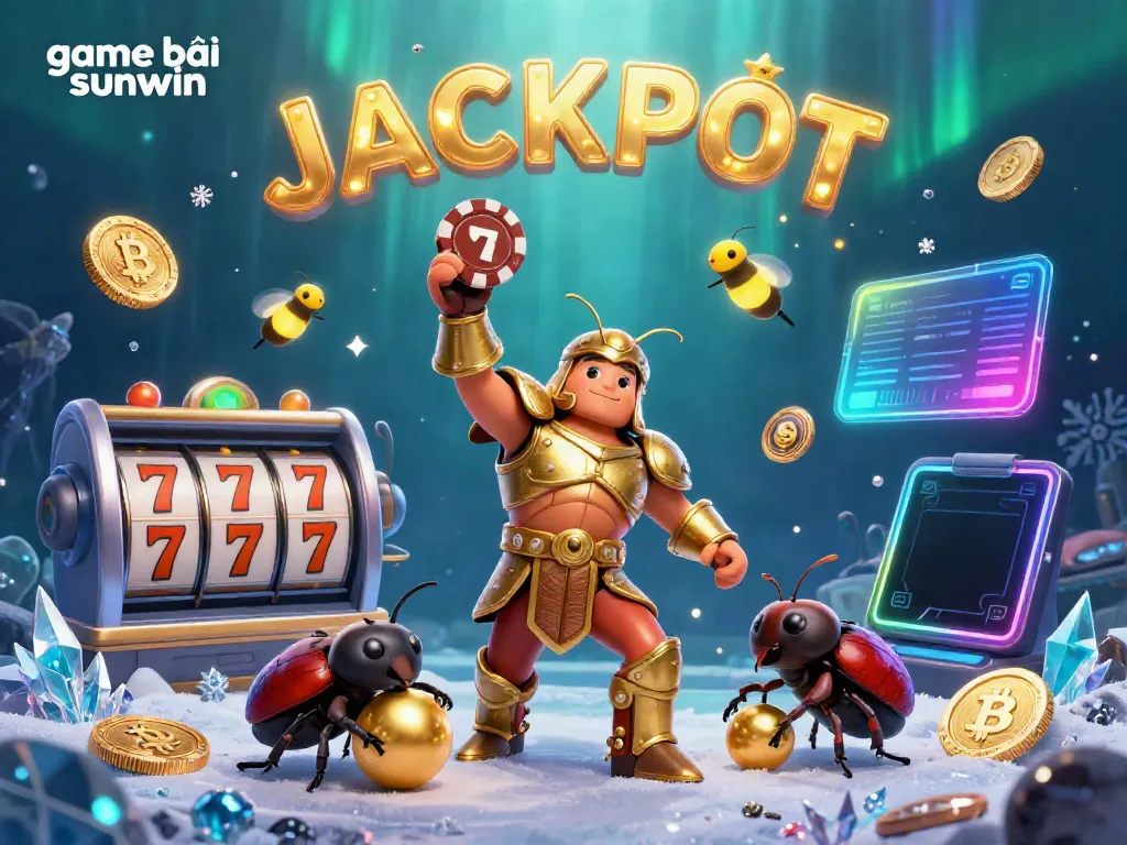Enjoy thrilling gameplay with the vibrant scene from game bài sunwin showcasing unique characters and casino elements.