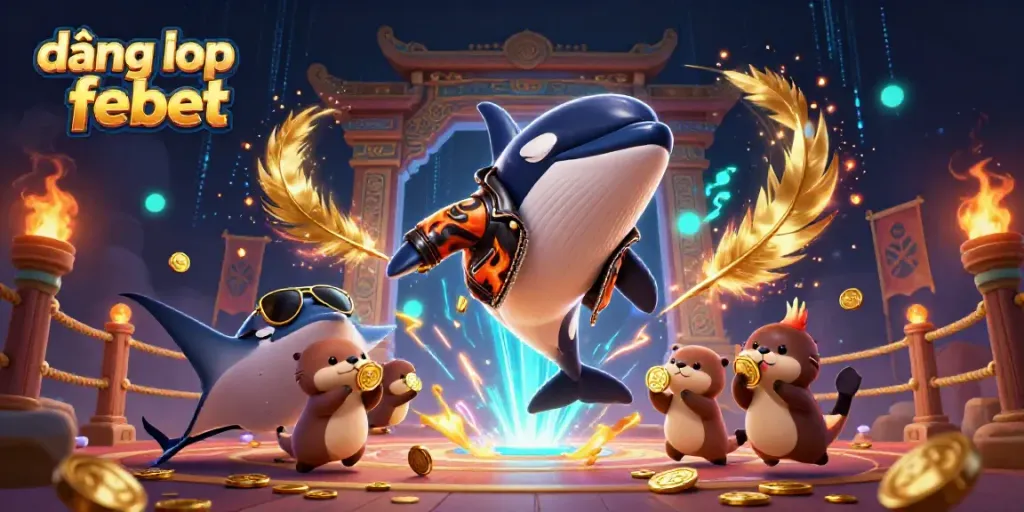 Engage in exciting gaming at đăng nhập febet with dynamic casino characters and vibrant elements.