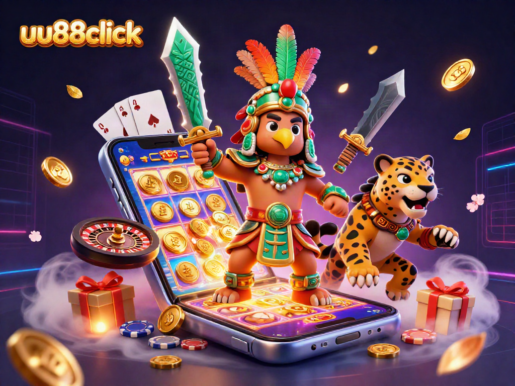 Spin the reels and win with uu88click's vivid gaming experience featuring dynamic 3D characters.